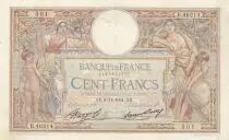 Francia 100 Francs Luc Olivier Merson - 08-11-1934 -  Serial B.46214