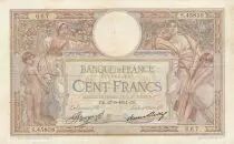 Francia 100 Francs Luc Olivier Merson - 08-11-1934 -  Serial S.45838