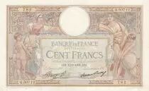 Francia 100 Francs Luc Olivier Merson - 12-03-1936 -  Serial Q.50712