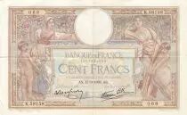 Francia 100 Francs Luc Olivier Merson - 17-03-1938 - Serial K.58158