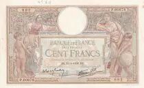 Francia 100 Francs Luc Olivier Merson - 22-09-1938 - Serial P.60678