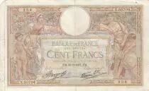 Francia 100 Francs Luc Olivier Merson - 30-09-1937 - Serial X.55704