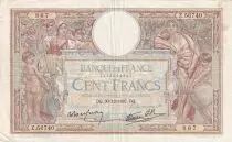 Francia 100 Francs Luc Olivier Merson - 30-12-1937 - Serial Z.56740