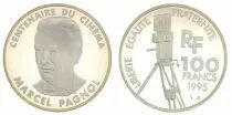 Francia 100 Francs Marcel Pagnol - 100 years of Cinema - 1995 Proof