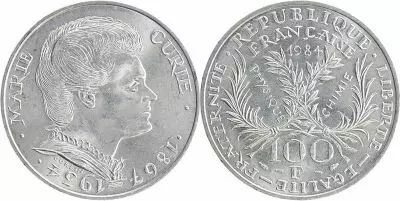 Francia 100 Francs Marie Curie - 1984