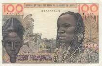 Francia 100 Francs mask 1959 - Serial C.275