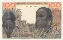 Francia 100 Francs mask 1959 - Serial W.275