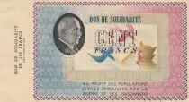 Francia 100 Francs Necessity note of WWII - Petain - 1941 / 1942 - AU