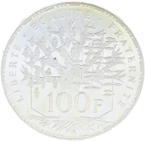 Francia 100 Francs Pantheon - 1996 XF - Silver