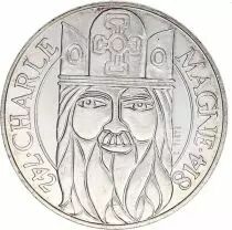 Francia 100 Francs Silver  Charlemagne - 1990