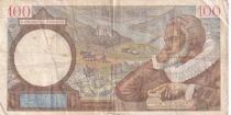 Francia 100 Francs Sully - 08-01-1942 - Serial J.27495