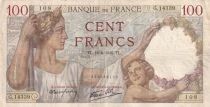 Francia 100 Francs Sully - 16-08-1940 - Serial G.14339