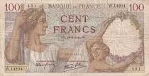 Francia 100 Francs Sully - 16-08-1940 - Serial W.14204