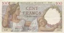 Francia 100 Francs Sully - 19-05-1939 - Serial D.47