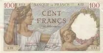 Francia 100 Francs Sully - 19-05-1939 - Serial K.22