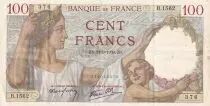 Francia 100 Francs Sully - 21-09-1939 Serial B.1562