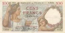Francia 100 Francs Sully - 21-12-1939 Serial V.5510 - VF