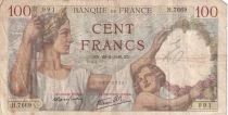 Francia 100 Francs Sully - 22-02-1940 Serial H.7669
