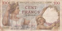 Francia 100 Francs Sully - 22-08-1940 - Serial V.14792
