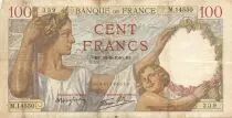 Francia 100 Francs Sully - 22-08-1940 Serial M.14550 - F+