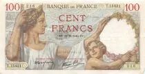Francia 100 Francs Sully - 24-10-1940 Serial T.15431 - VF