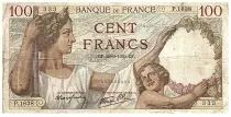 Francia 100 Francs Sully - 28.09.1939 - Serial P.1638 - Fay.26.08