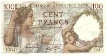 Francia 100 Francs Sully - 28.09.1939 - Serial V.1776 - Fay.26.08