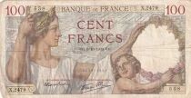 Francia 100 Francs Sully - October 5, 1939 - Series X.2479