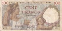 Francia 100 Francs Sully - September 21, 1939 - Series Q.1264