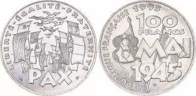 Francia 100 Francs Victory  8 May 1945 - 1995