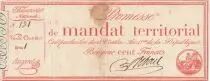 Francia 100 Francs with serial - 28 Ventose An IV (18.03.1796) - Fine + - Serial 1