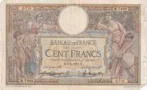Francia 100 Francs Women and childs - 08-04-1921 -  Serial M.7486