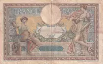 Francia 100 Francs Women with child - with LOM - 09-01-1908 Serial G.13 - F