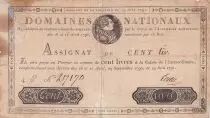 Francia 100 Livres Louis XVI - 19-06-1791 - Serial 4 G