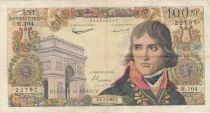 Francia 100 NF Bonaparte - 02-02-1961 - Series H.104