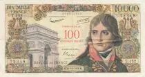 Francia 100 NF on 10000 Francs - Bonaparte - 30-10-1958 - Serial T.152