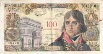 Francia 100 NF sur 10000 Francs - Bonaparte - 1958 - Serial C.152 - P.140