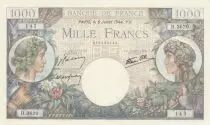 Francia 1000 Francs - 06-07-1944 - P.96c - UNC