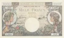 Francia 1000 Francs - 1944 - P.96c - UNC