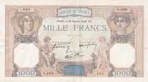 Francia 1000 Francs - Ceres & Mercure - 20-10-1938 - Serial O.4285 - P.90