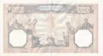 Francia 1000 Francs - Ceres and Mercury - 02-02-1939 - Serial V.6480