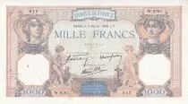 Francia 1000 Francs - Ceres and Mercury - 02-02-1939 - Serial W.6263 - P.90