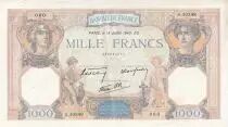 Francia 1000 Francs - Ceres and Mercury - 18-07-1940 - Serial S.10348 - P.90
