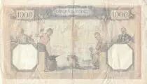 Francia 1000 Francs - Ceres and Mercury - 20-06-1940 - Serial J.9894