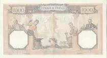 Francia 1000 Francs - Ceres and Mercury - 21-09-1939 - Serial R.7666