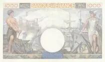 Francia 1000 Francs - Commerce and Industry - 28-11-1940 - Serial E.655