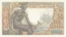 Francia 1000 Francs - Deesse Demeter - 03-09-1942 - Serial W.1276