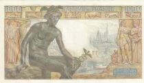 Francia 1000 Francs - Goddess Demeter - 20-06-1942 - Series E.646