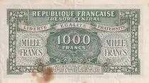 Francia 1000 Francs - Marianne - 1945-  Letter A - VF.12.01
