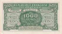 Francia 1000 Francs - Marianne - 1945 - Letter D - Serial 05 D -  XF+ - P.107